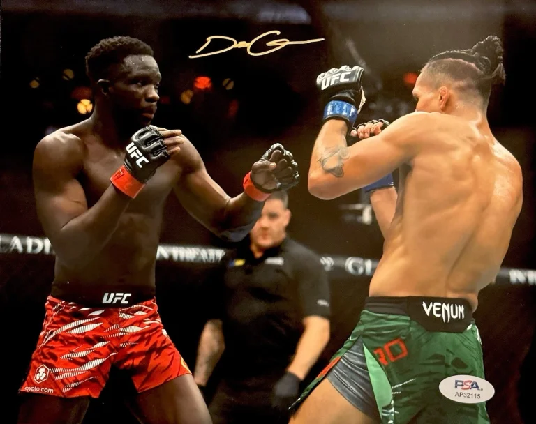 David Onama Signed Autographed UFC Fighter 8x10 Photo PSA/DNA COA