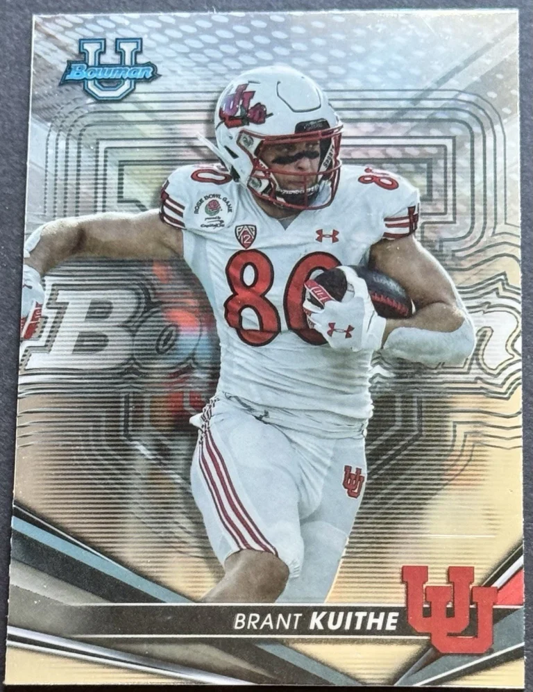 2022 Bowman's Best University Brant Kuithe Utah Utes #44