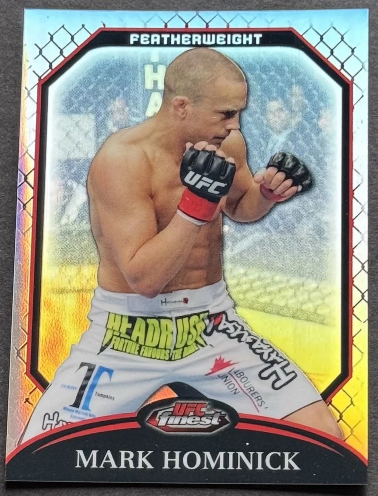 2011 Topps Finest UFC Refractor /888 Mark Hominick #70 Rookie RC