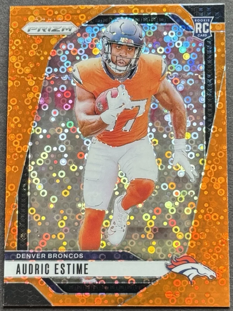 2024 Panini Prizm - Rookies Audric Estime #306 Disco Prizm (RC)
