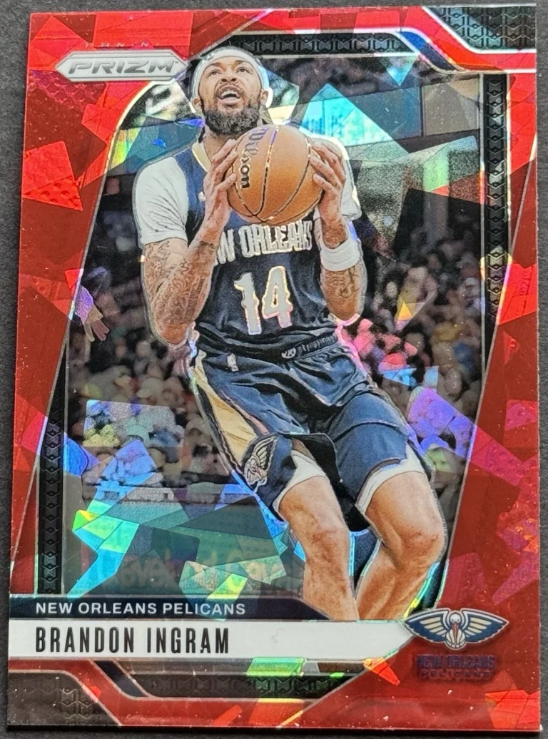2024-25 Panini Prizm - Brandon Ingram #182 Red Cracked Ice Prizm