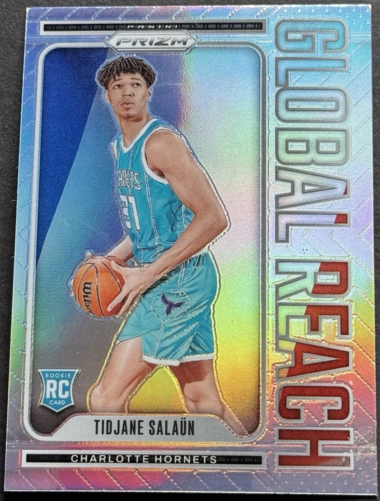 2024-25 Panini Prizm - Global Reach Silver Prizm #3 Tidjane Salaun (RC)