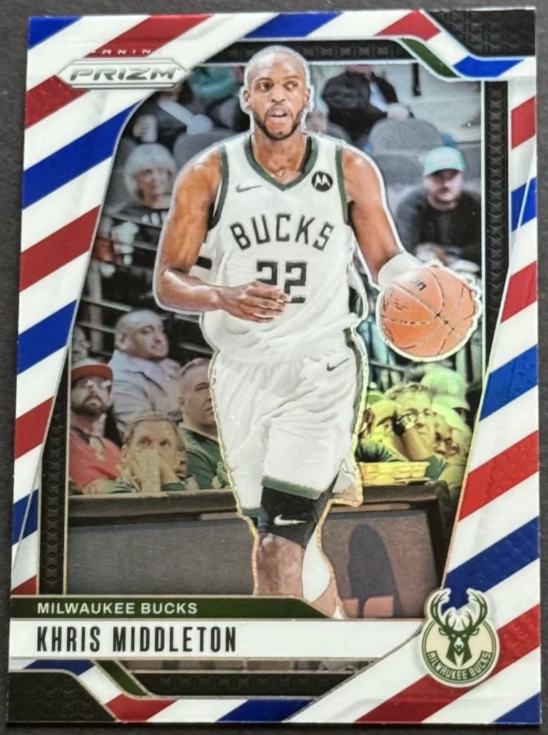 2024-25 Panini Prizm - Khris Middleton #153 Red White & Blue Prizm