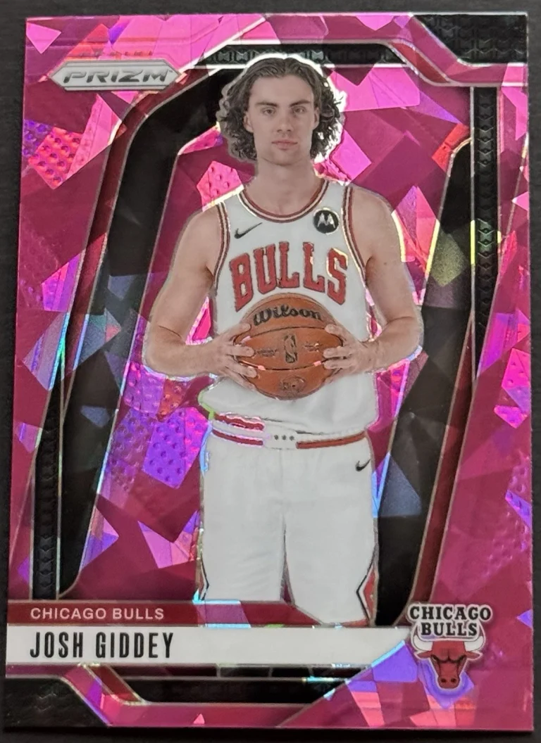 2024-25 Panini Prizm - Josh Giddey #112 Pink Cracked Ice Prizm