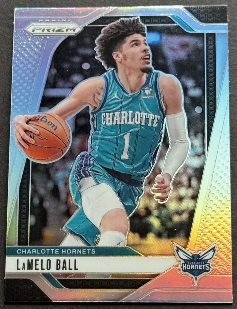 2024-25 Panini Prizm #30 LaMelo Ball Silver Prizm Charlotte Hornets