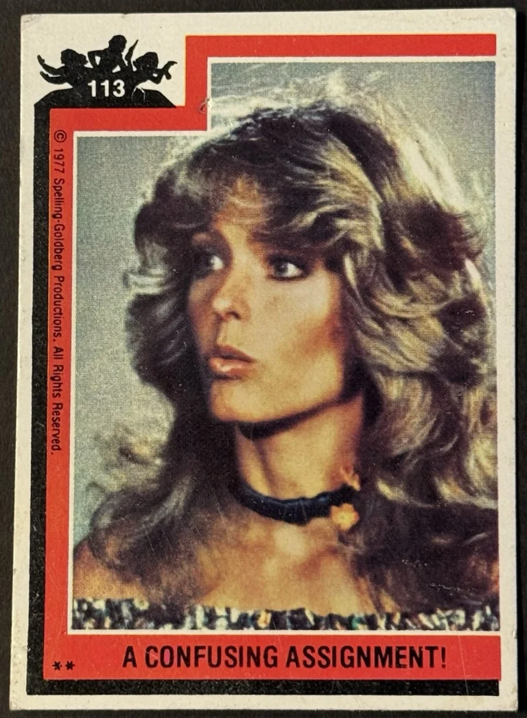 CHARLIE'S ANGELS Trading Card  #113 (Topps, 1977) A Confusing Assignment!