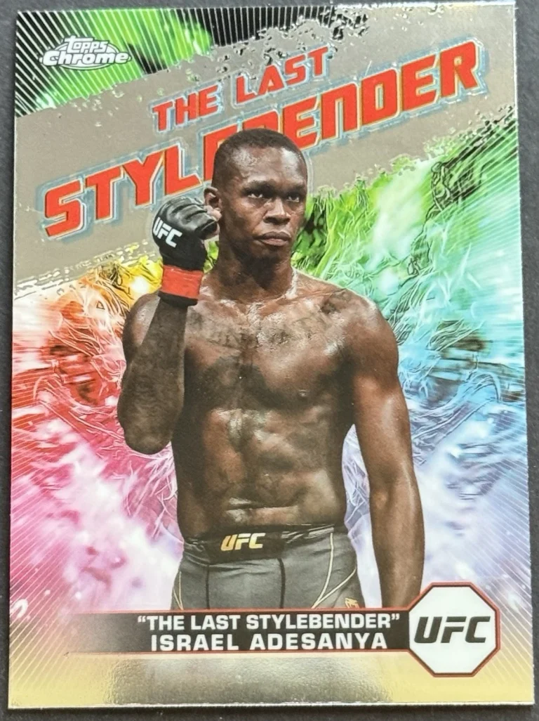 2024 Topps Chrome UFC #AKA-6 Israel Adesanya AKA