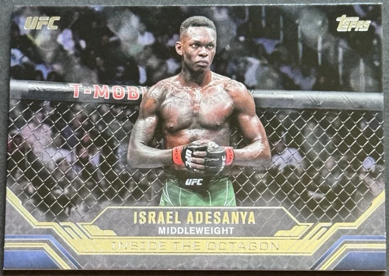 2024 TOPPS KNOCKOUT UFC #ITO-18 Israel Adesanya Inside The Octagon Insert
