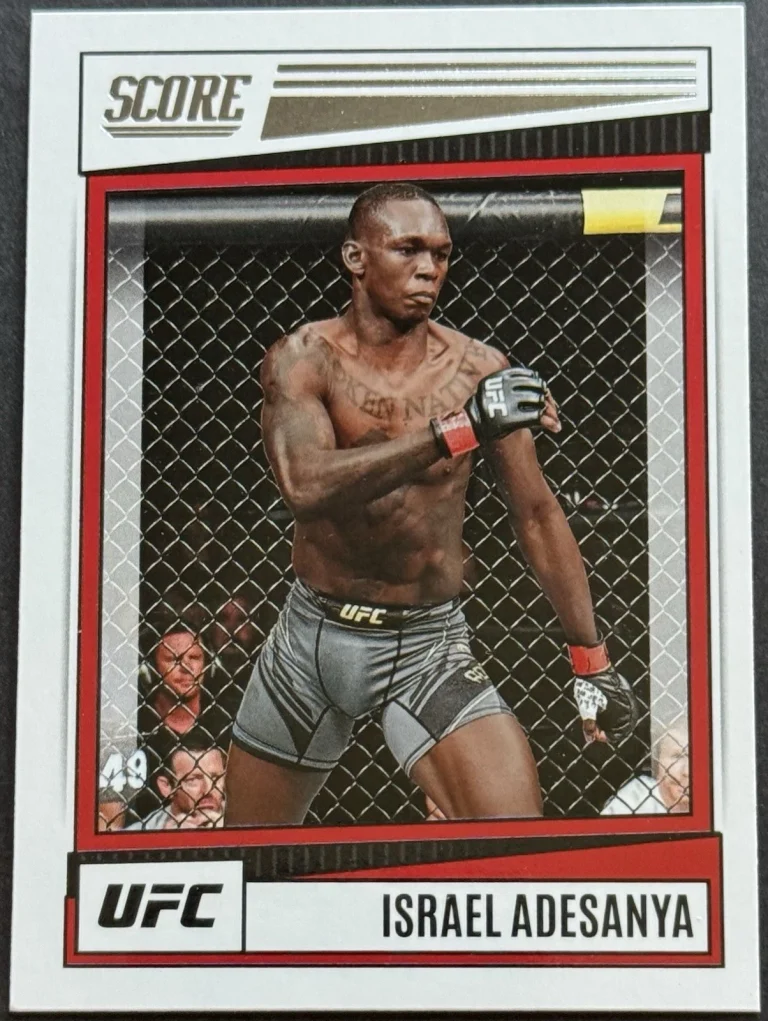 2022 Panini Chronicles Score UFC #193 Israel Adesanya