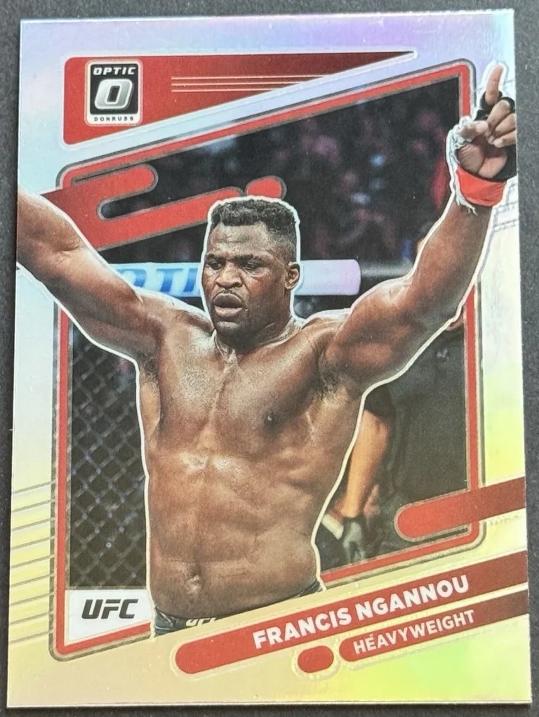 2022 DONRUSS OPTIC UFC SILVER HOLO PARALLEL #30 FRANCIS NGANNOU