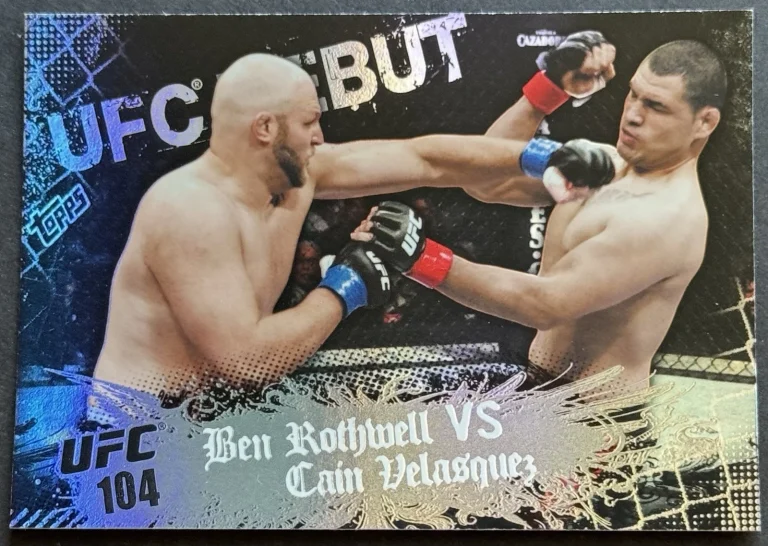 2010 Topps UFC Main Event #140 Ben Rothwell / Cain Velasquez