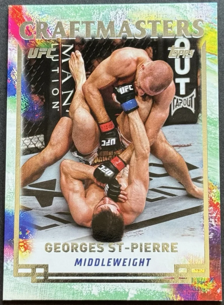 2024 Topps UFC Knockout GEORGES ST-PIERRE Craftmasters #CRM-20