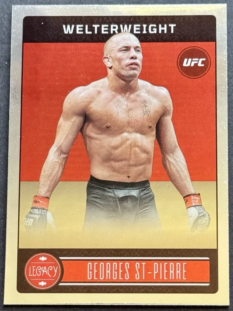 2023 Chronicles UFC #342 Georges St-Piere -Legacy Premium Edition Silver