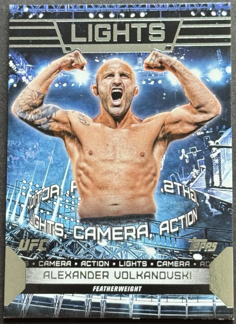 2024 Topps Knockout UFC #LTS-15 Alexander Volkanovski Lights