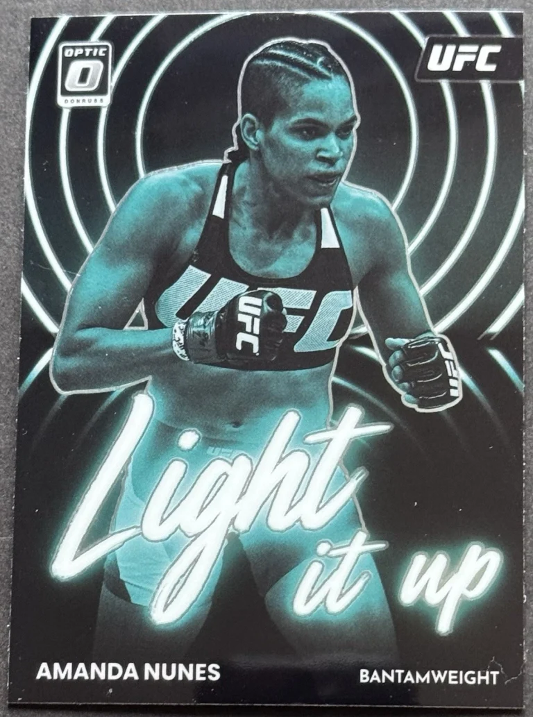 2023 Panini Optic UFC Amanda Nunes Light It Up Insert #11