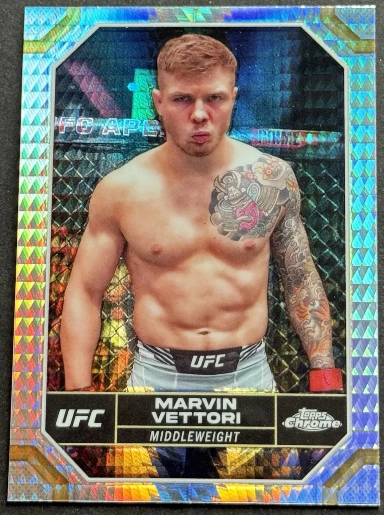 2024 Topps Chrome UFC #125 Marvin Vettori X-Fractor Parallel