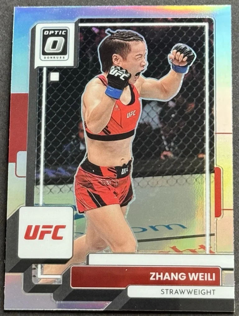 2023 Donruss Optic UFC #87 Zhang Weili Silver Prizm