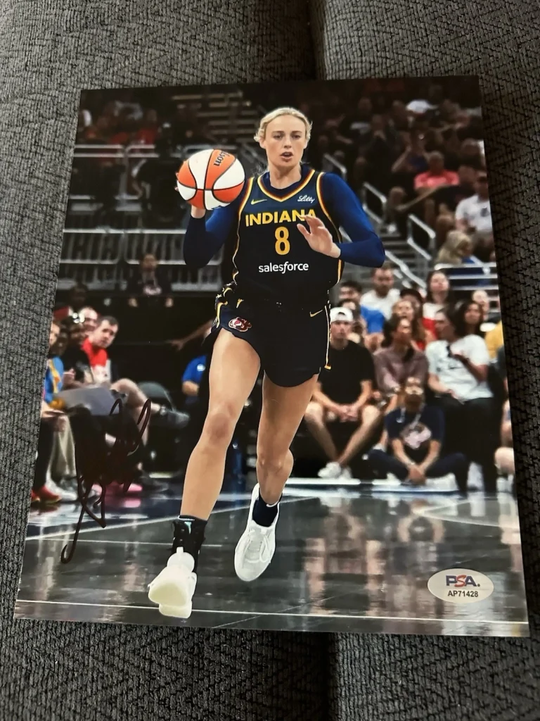 Sophie Cunningham Signed 8 X 10 Photo Indiana Fever PSA/DNA Authenticated COA