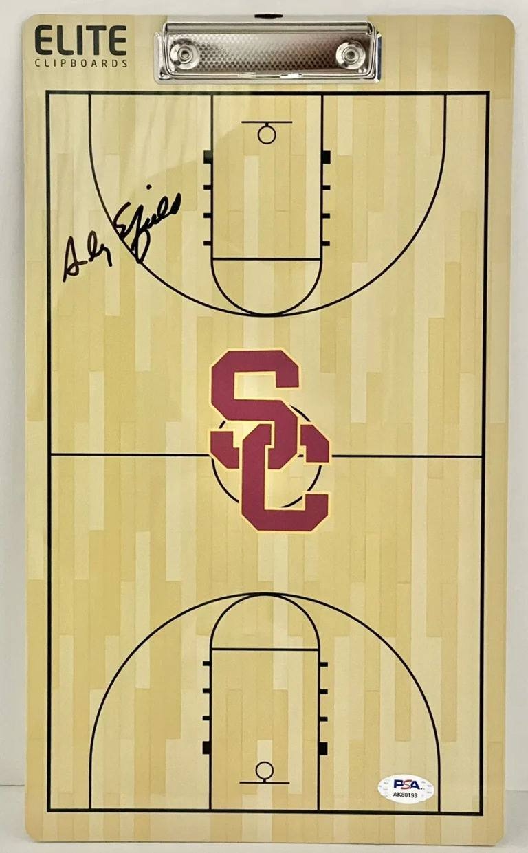 Andy Enfield Signed Autographed USC Trojans Coaches Clipboard PSA/DNA