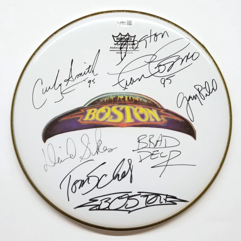 BOSTON band hand SIGNED 12