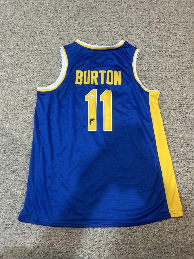 PITT PANTHERS- JAMARIUS BURTON SIGNED AUTOGRAPH JERSEY ACOA BASKETBALL
