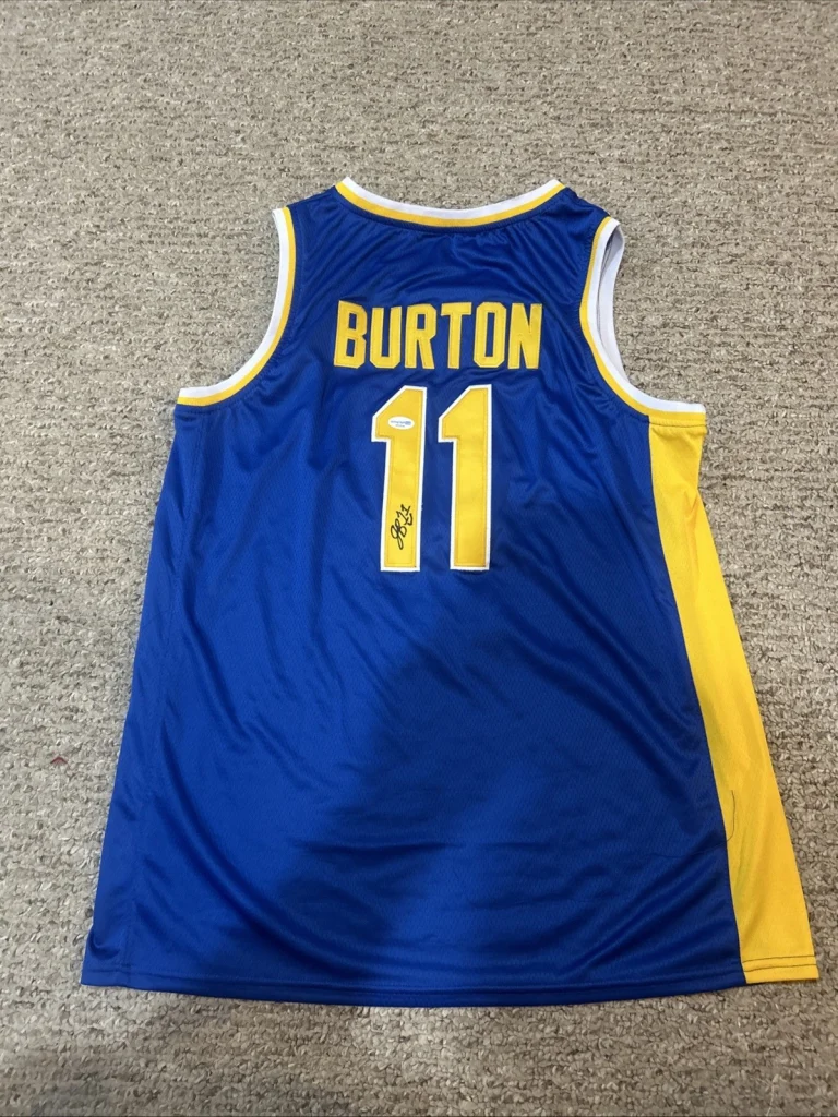 PITT PANTHERS- JAMARIUS BURTON SIGNED AUTOGRAPH JERSEY ACOA BASKETBALL
