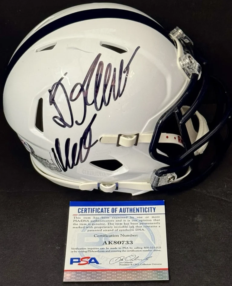 Drew Allar Signed Autographed Penn State Nittany Lions Mini Helmet PSA/DNA