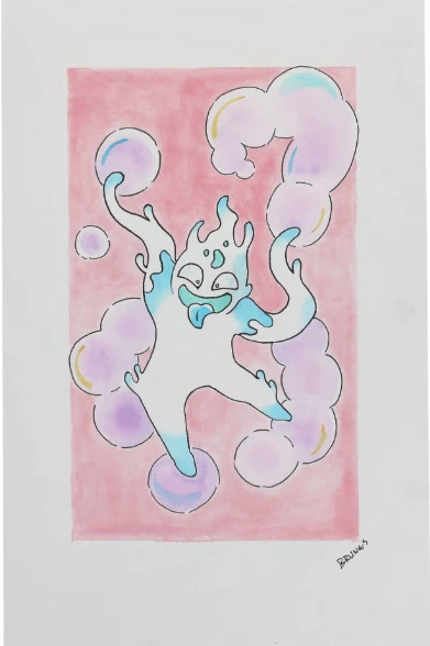 2021 Topps x MetaZoo Series 0 The Spookster #67 Brunes Original Art