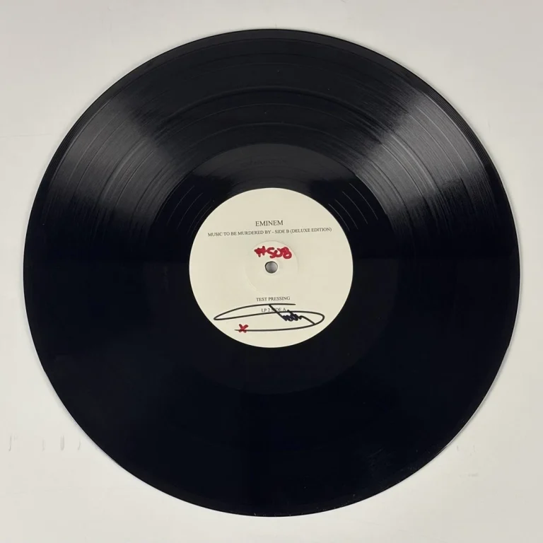 Eminem Signed Auto Music To Be Murdered By Side B Deluxe Test Press Vinyl GRAD