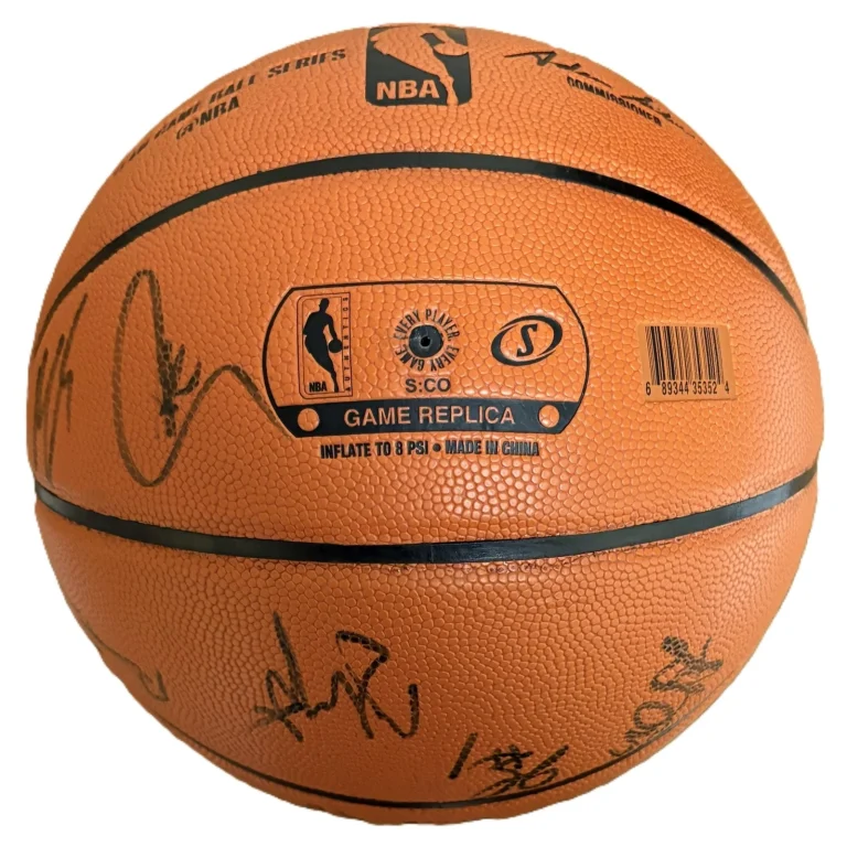 2015-16 Golden State Warriors Team Signed Auto NBA I/O Basketball 73 Wins GRAD