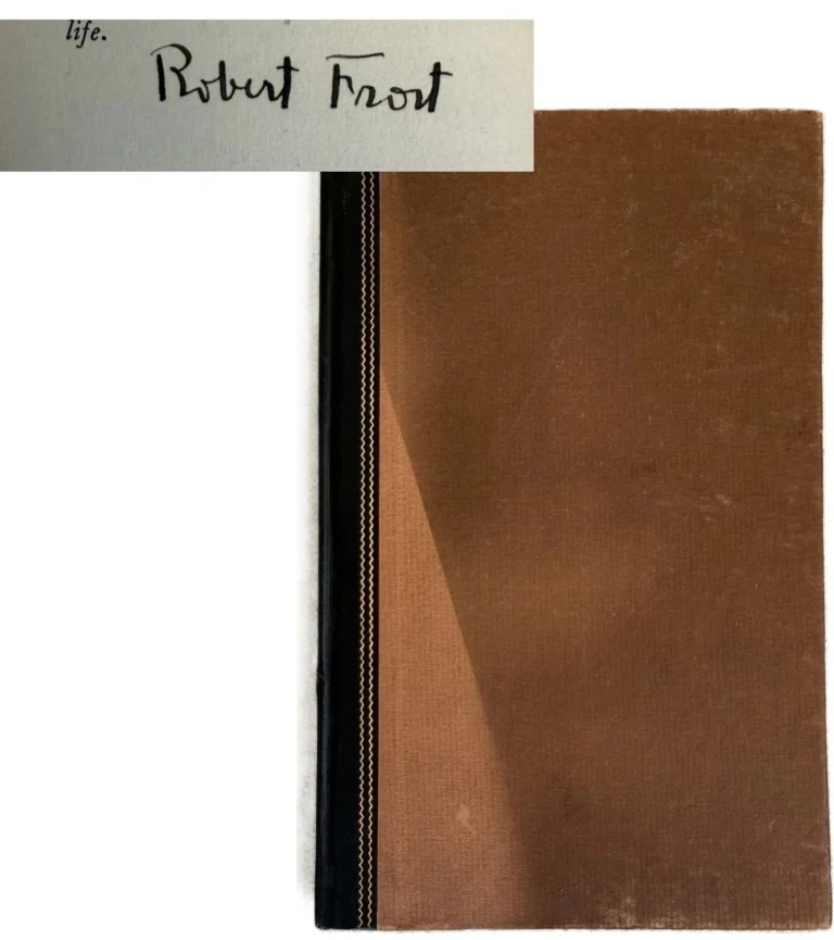 Robert Frost Signed Auto A Way Out LE /485 Hardcover Book Near Mint GRAD