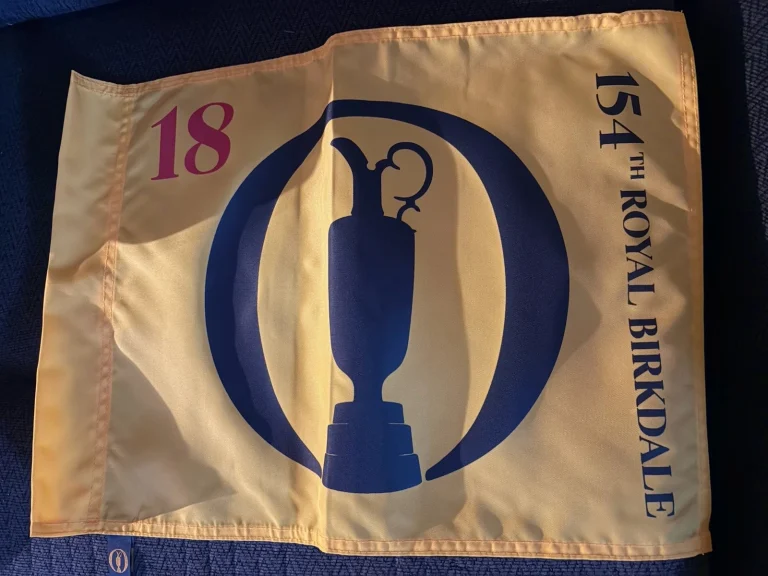 206 The Open Championship Official Golf Flag Not A Replica British Ryan Fox Wins