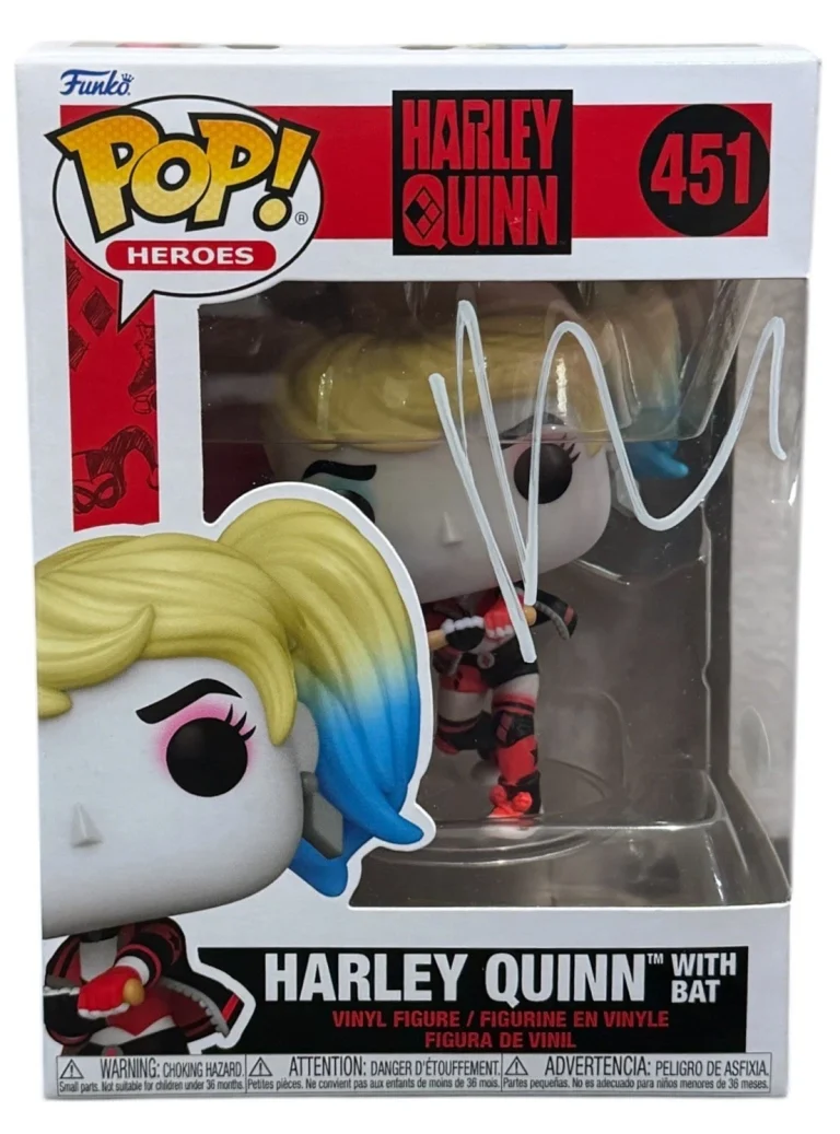 Kaley Cuoco Signed Harley Quinn Funko Pop #451 Animated Series Autograph ACOA
