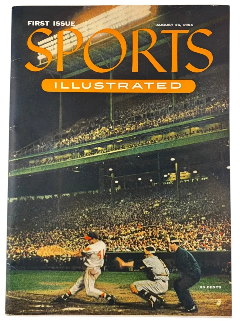Sports Illustrated Magazine 1 1954 Original Full No Cards w/ Envelope