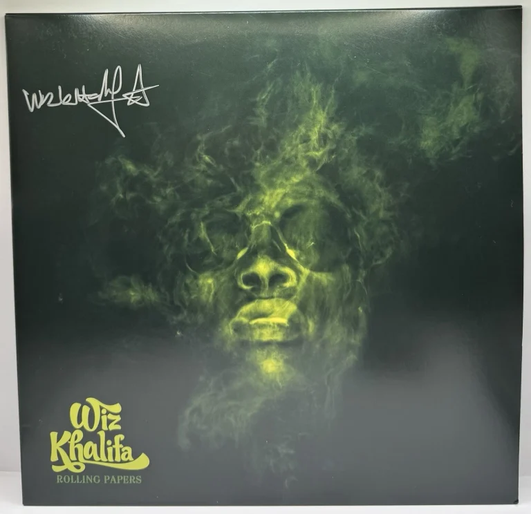 Wiz Khalifa Signed Autographed Rolling Papers Vinyl Album JSA COA