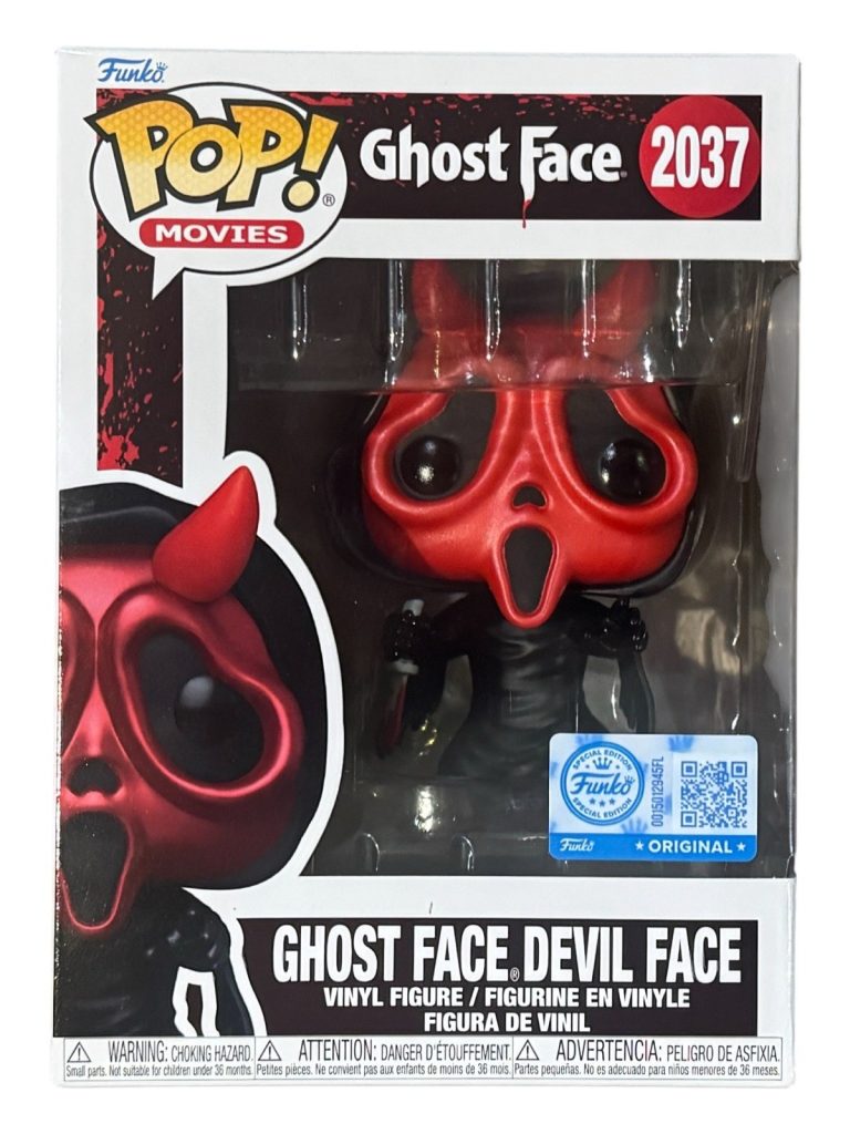 Funko Pop! Movies Scream Ghost Face Devil Face Amazon Exclusive #2037 +Protector