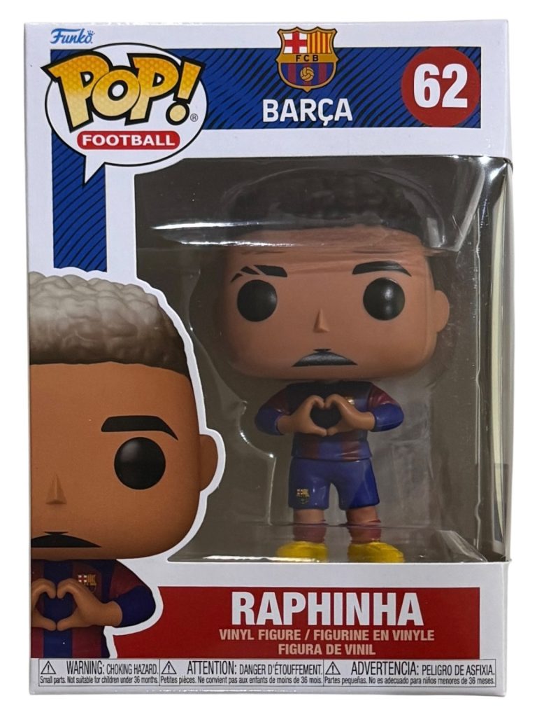 Funko POP! Football: Barcelona - Raphinha #62 Barcelona FC Barca + Pop Protector
