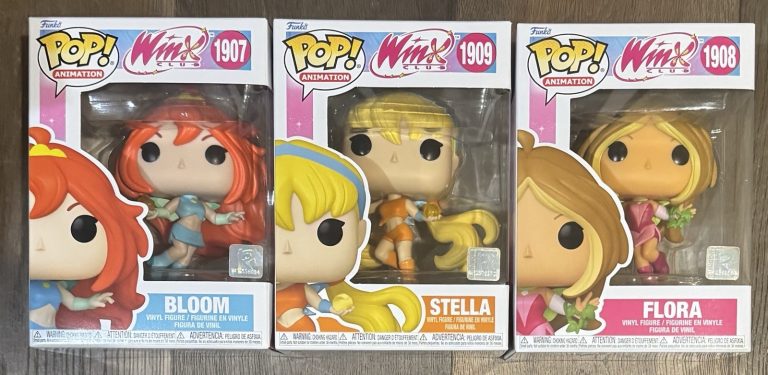 Funko Pop Animation Winx Club 3 Pop Bundle Bloom #1907 Flora #1908 Stella #1909