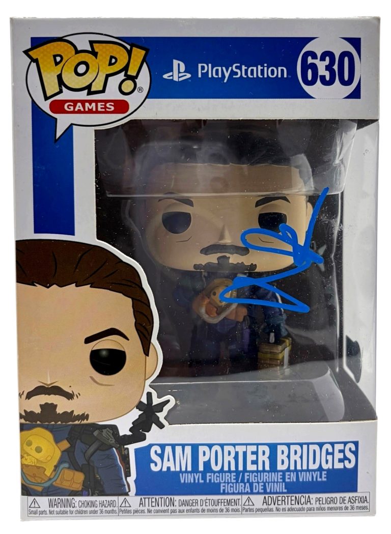 Norman Reedus Signed Death Stranding Sam Porter Bridges Funko Pop Beckett COA