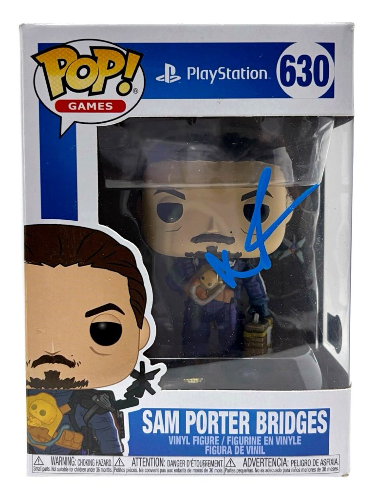 Norman Reedus Signed Death Stranding Sam Porter Bridges Funko Pop Beckett COA