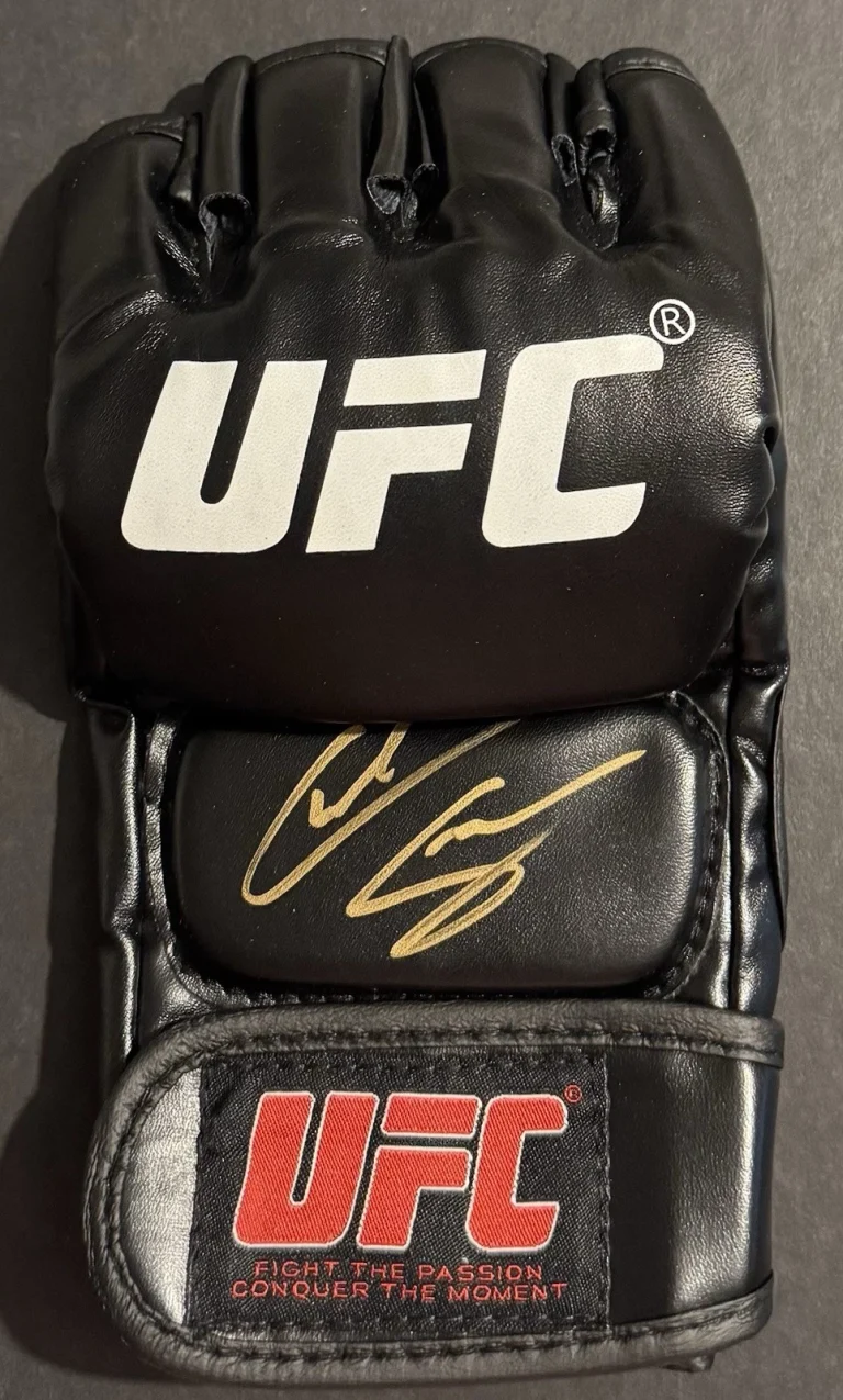 Cub Swanson Signed Autographed UFC Fight Glove Beckett COA