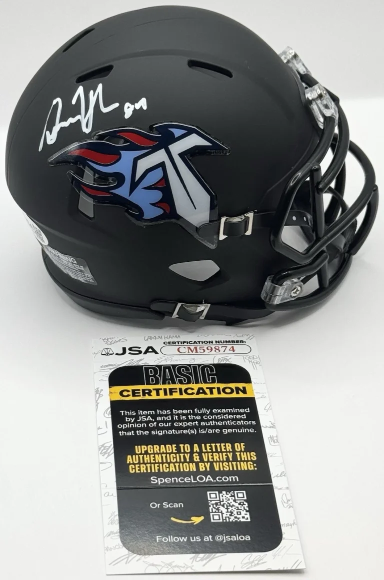 Gunnar Helm Signed Autographed Tennessee Titans Mini Helmet JSA COA