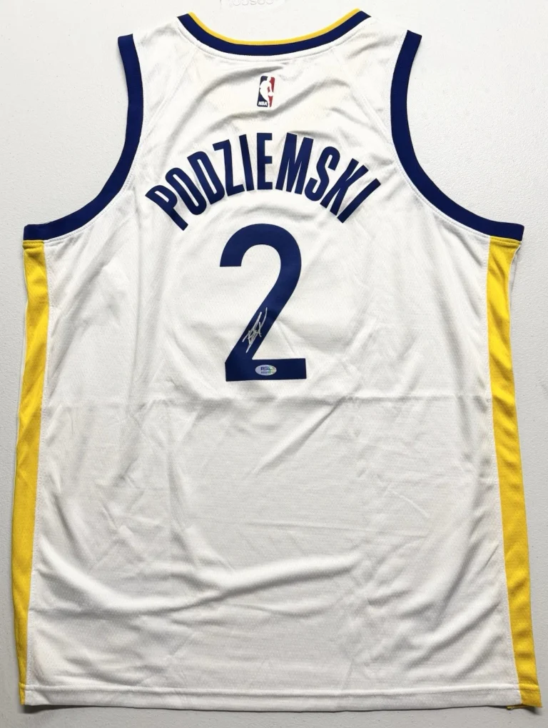 Brandin Podziemski Signed Autographed Golden State Warriors Jersey PSA/DNA COA