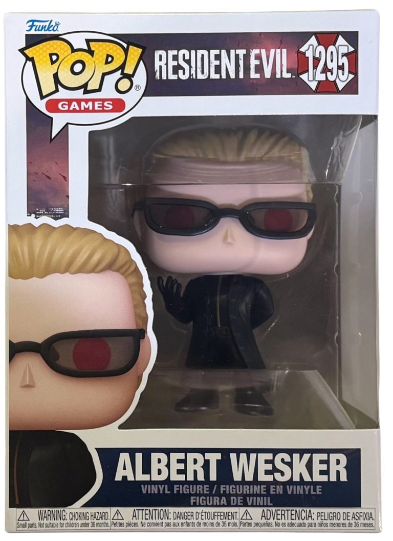 Funko Pop! Games: Resident Evil - Albert Wesker  #1295 New In Hand + Protector