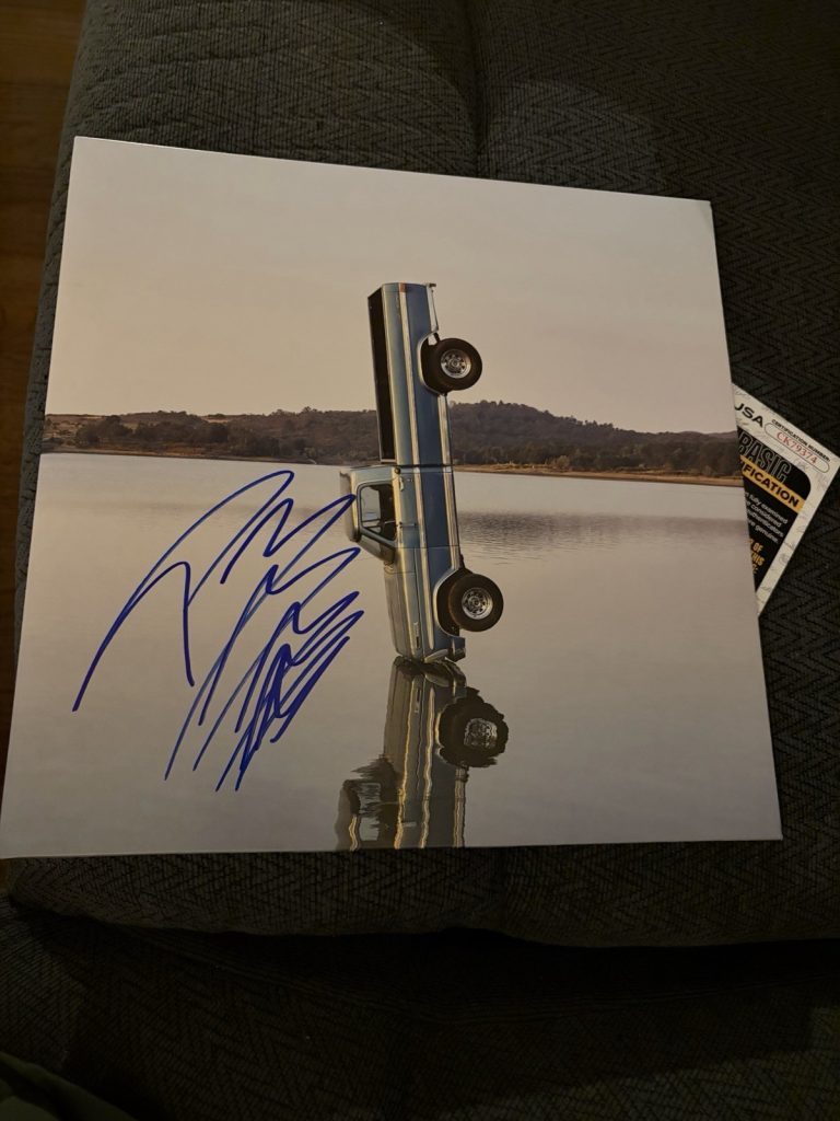 Post Malone SIGNED Vinyl ALBUM JSA Authenticated COA F-1 Trillion