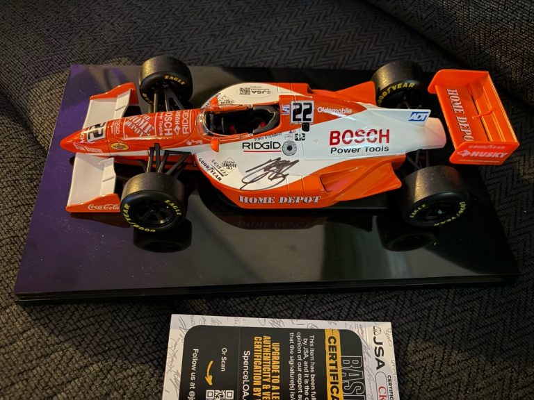 Tony Stewart Signed 1:18 Scale 1998 Indy 500 Diecast JSA Authentication COA