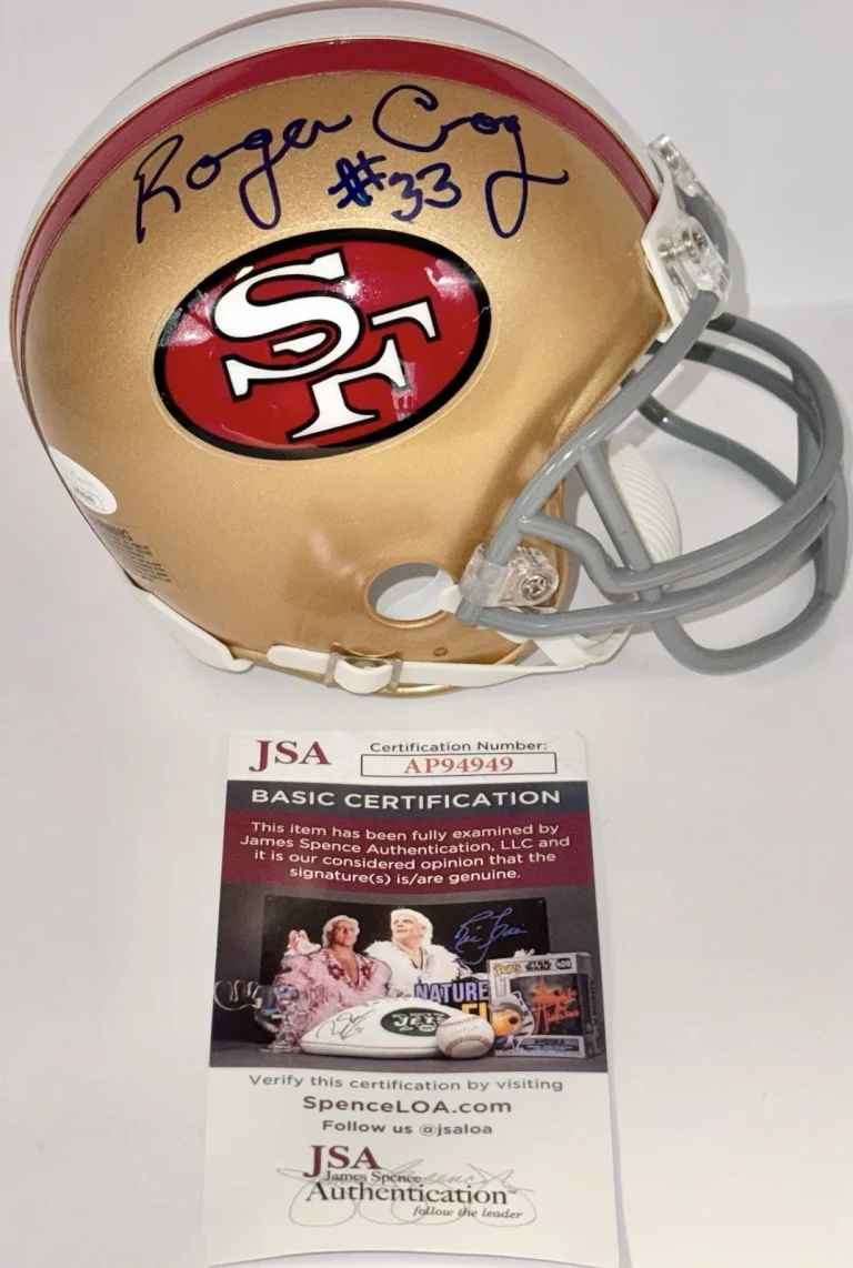 Roger Craig Signed Autographed San Francisco 49ers Mini Helmet JSA COA