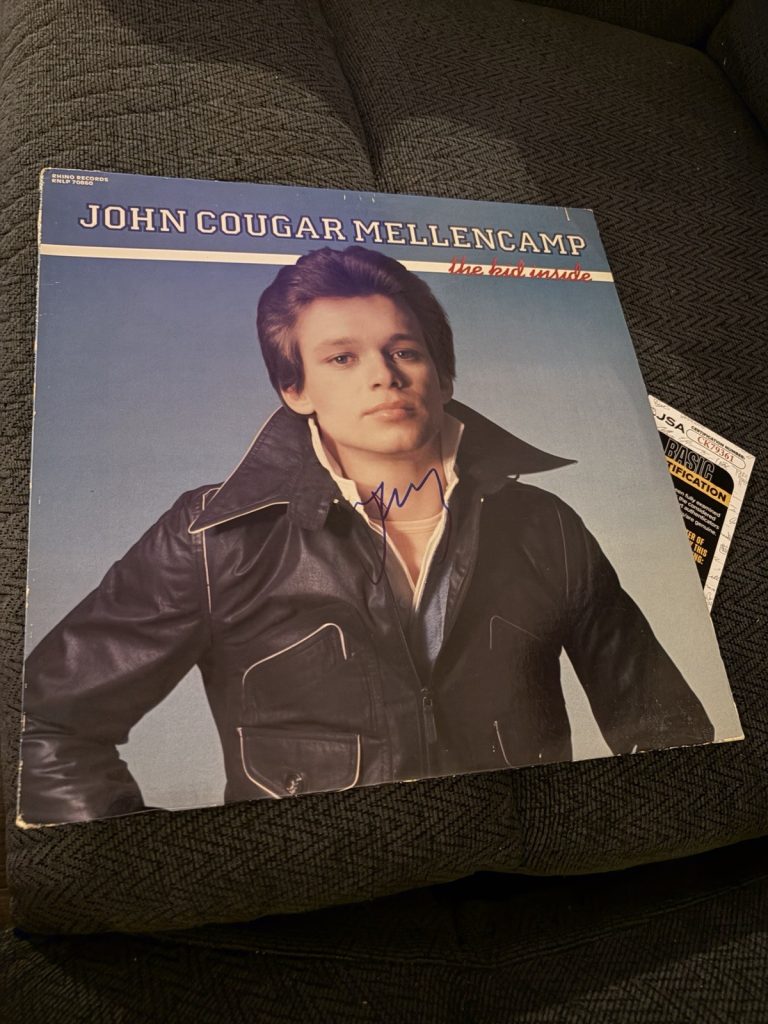 John Mellencamp SIGNED The Kid Inside Vinyl ALBUM JSA Authenticated COA