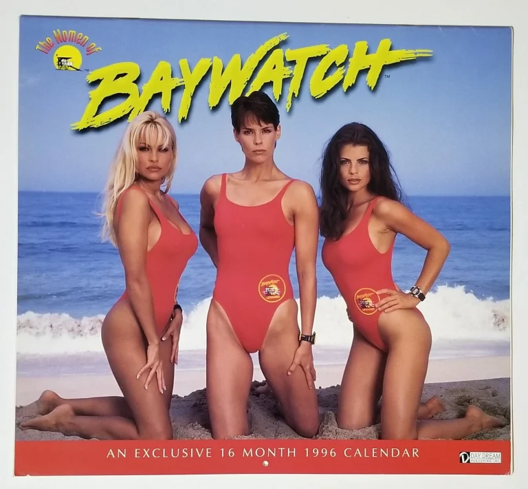 Women of Baywatch 1996 Calendar Pamela Anderson Yasmine Bleeth Alexandra Paul