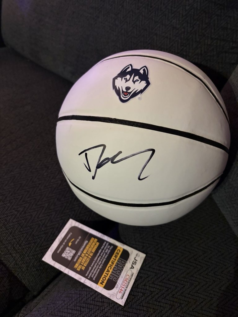 Dan Hurley Signed NCAA Basketball Autographed JSA COA Authentication UCONN